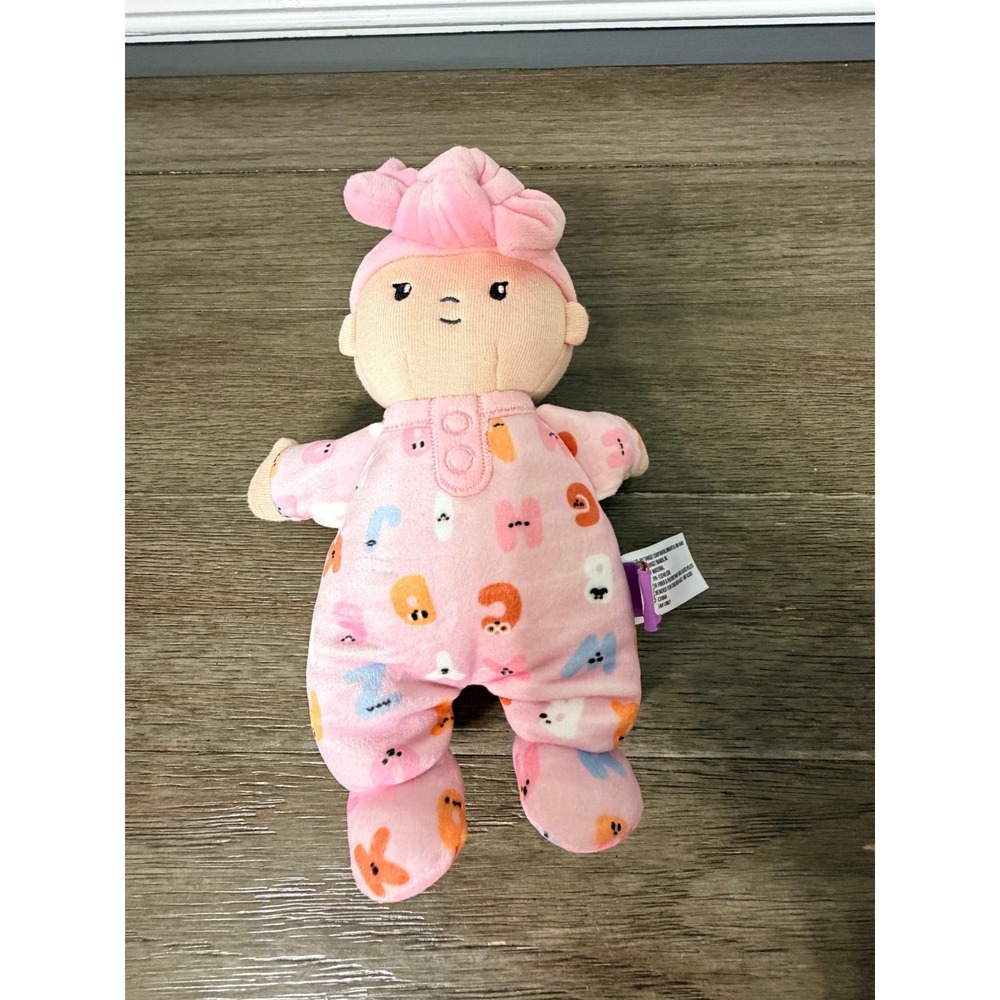 Giggle Scape Pink Alphabet Sleeper Baby Doll Plush